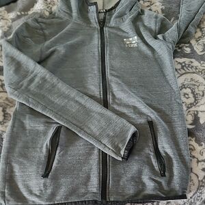 PINK Victoria's Secret Gray Zip-Up Hoodie